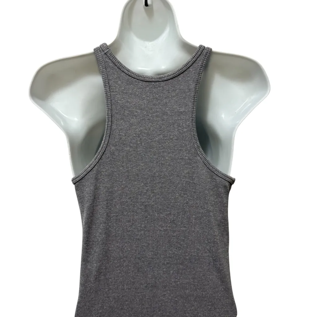 Allbirds The Ribbed Maxi Fall Dress Racerback Active Stretch Wool Blend S Gray - Image 3