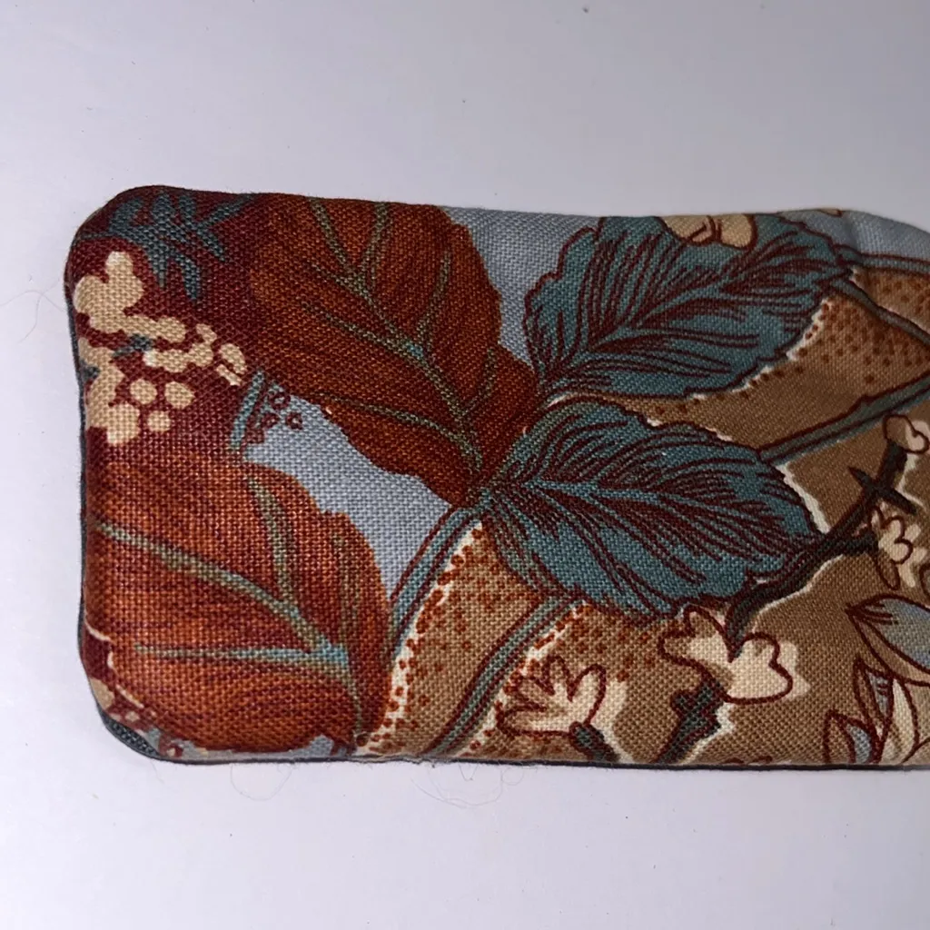 Vintage Boho Floral Tapestry Clutch for glasses or other accessories - Image 3