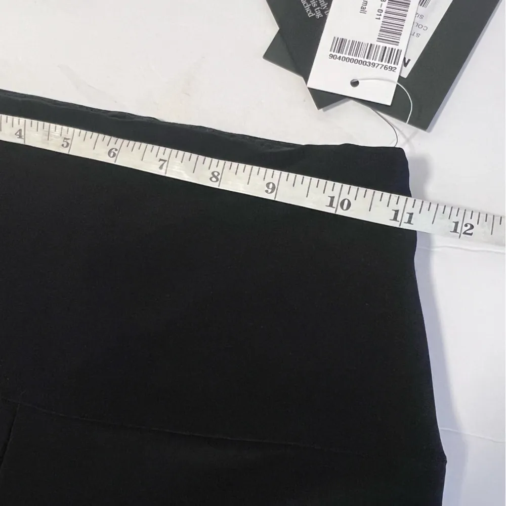 NEW Norma Kamali  Sz XS Pencil Pants Stretch-Jersey Trousers Black - Image 7