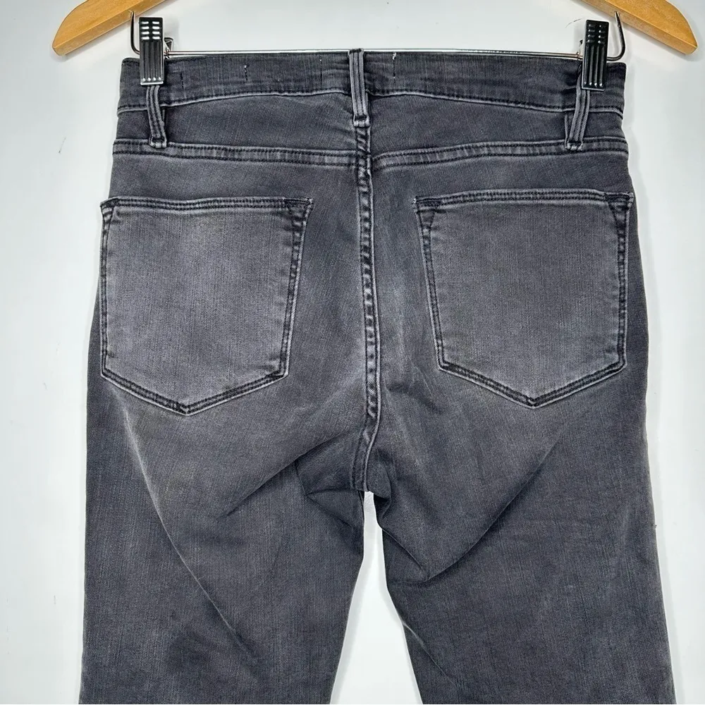 FRAME Quinby Le High Raw Triangle Hem Skinny Jeans Size 26 - Image 10