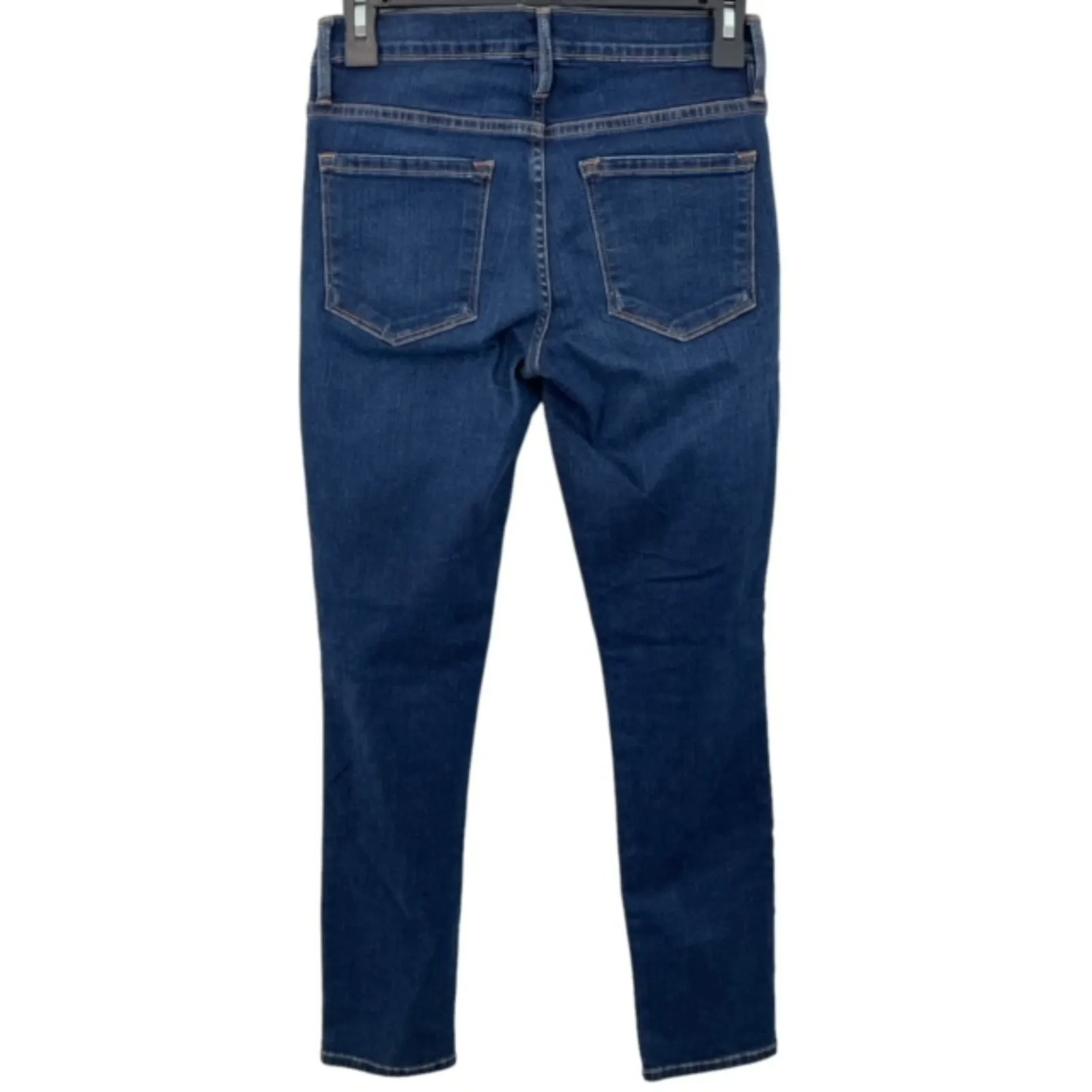 Frame Le Skinny de Jeanne Crop‎ Jeans Size 26 Denim Blue in Latigo Canyon - Image 4