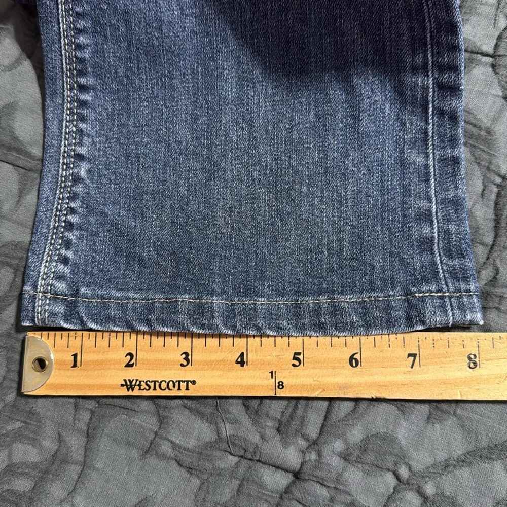 Joe's Jeans size W 26 denim boot cut low rise blue jeans zip button closure - Image 6