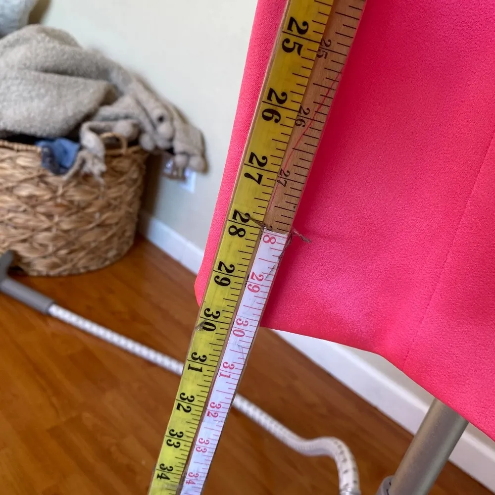 NWT Alice + Olivia Nelle Mini Dress in Barbie Neon Pink Size 0 $265 - Image 11