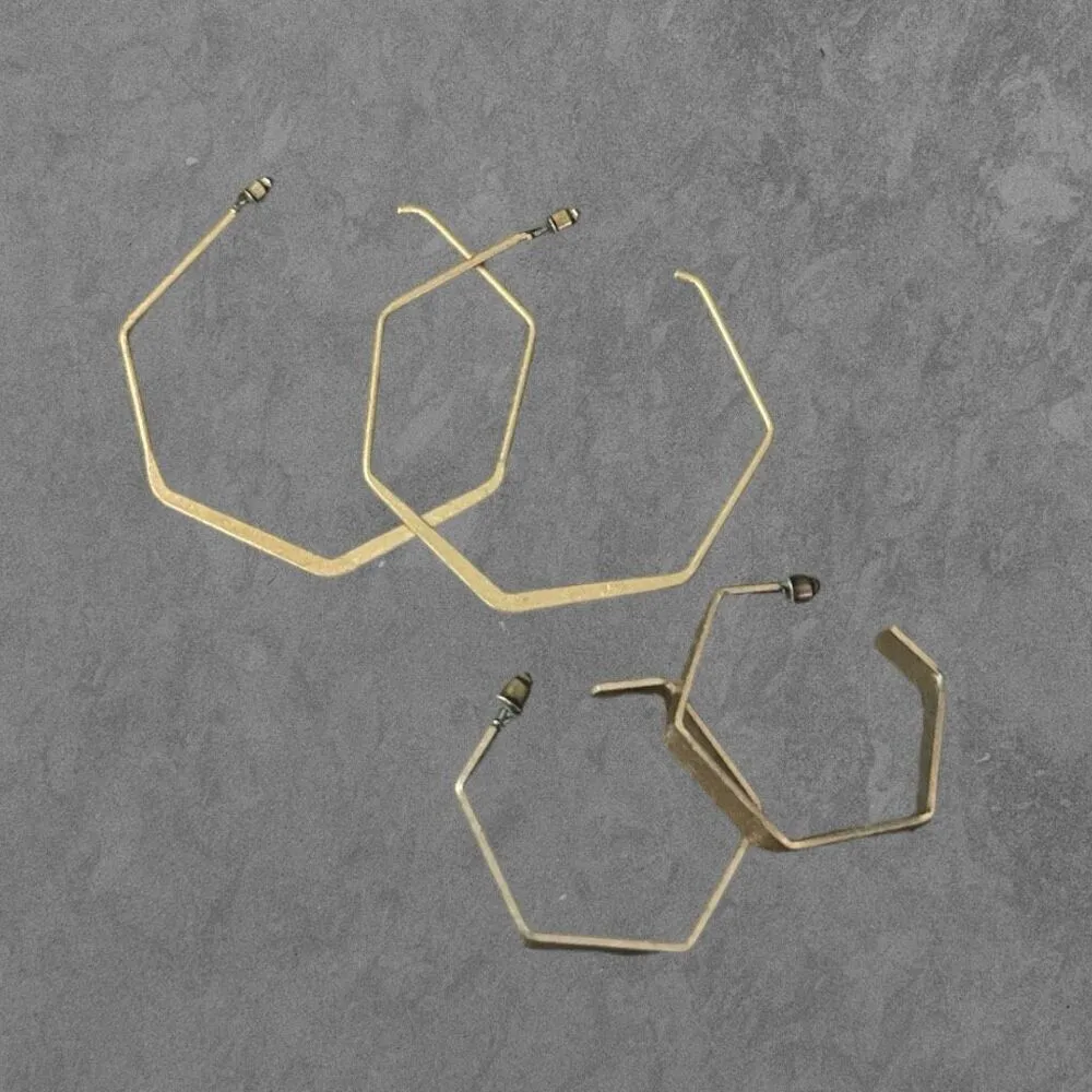 Bundle of Gold Toned Jewelry Earrings & Anklets Target Brands - Image 3