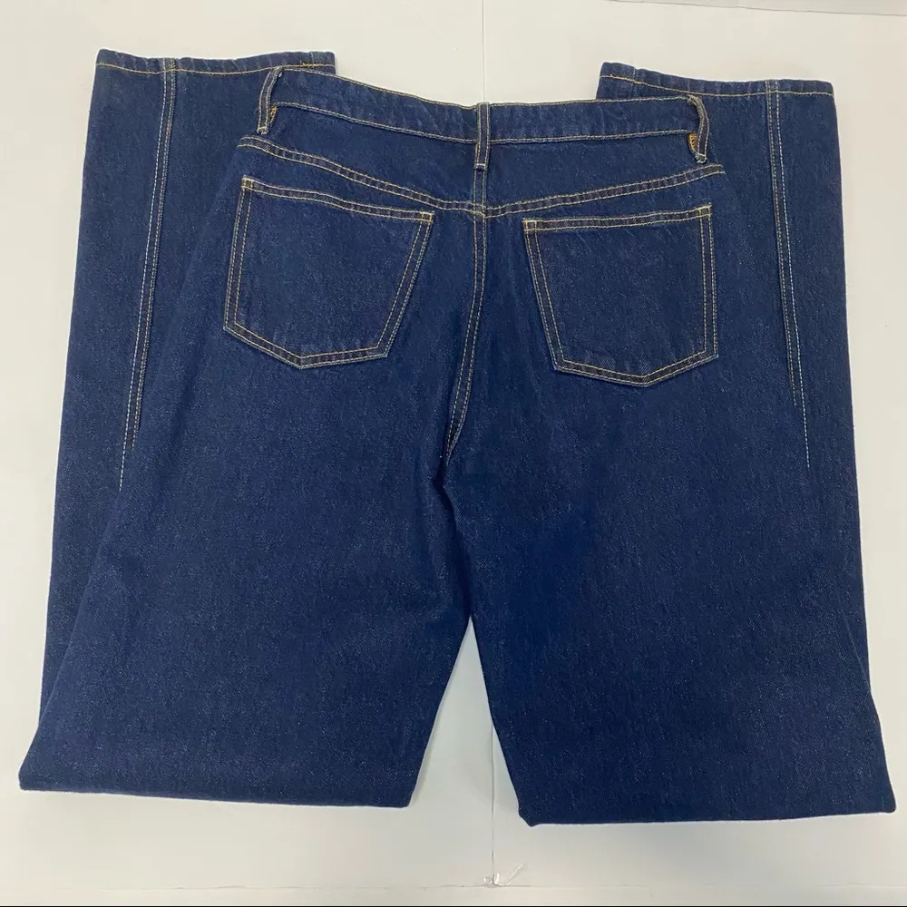 Zara Dark Blue Jeans with Low Front V - Image 5