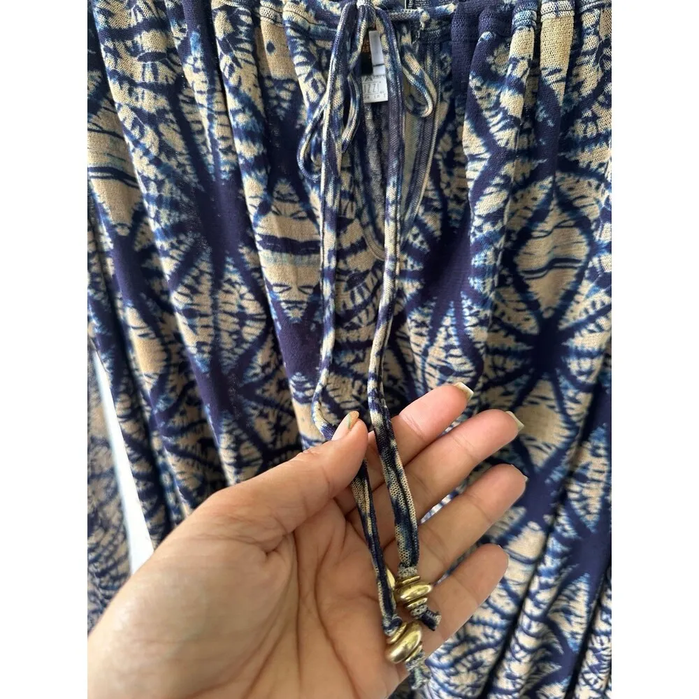 Jean Paul Gaultier Rare Y2K Vintage Sheer Mesh Abstract Drawstring Waist Dress S - Image 5