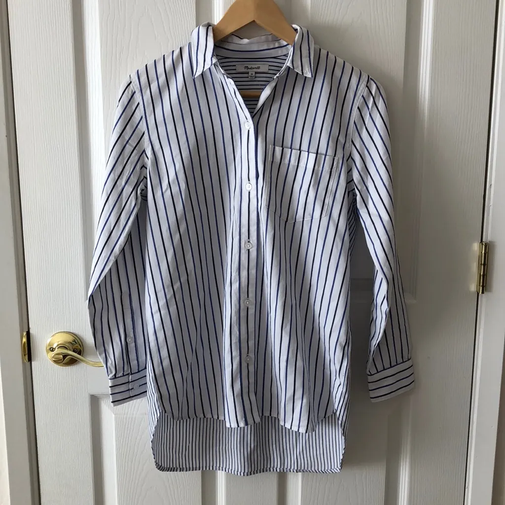 Madewell classic ex-boyfriend shirt - Image 4