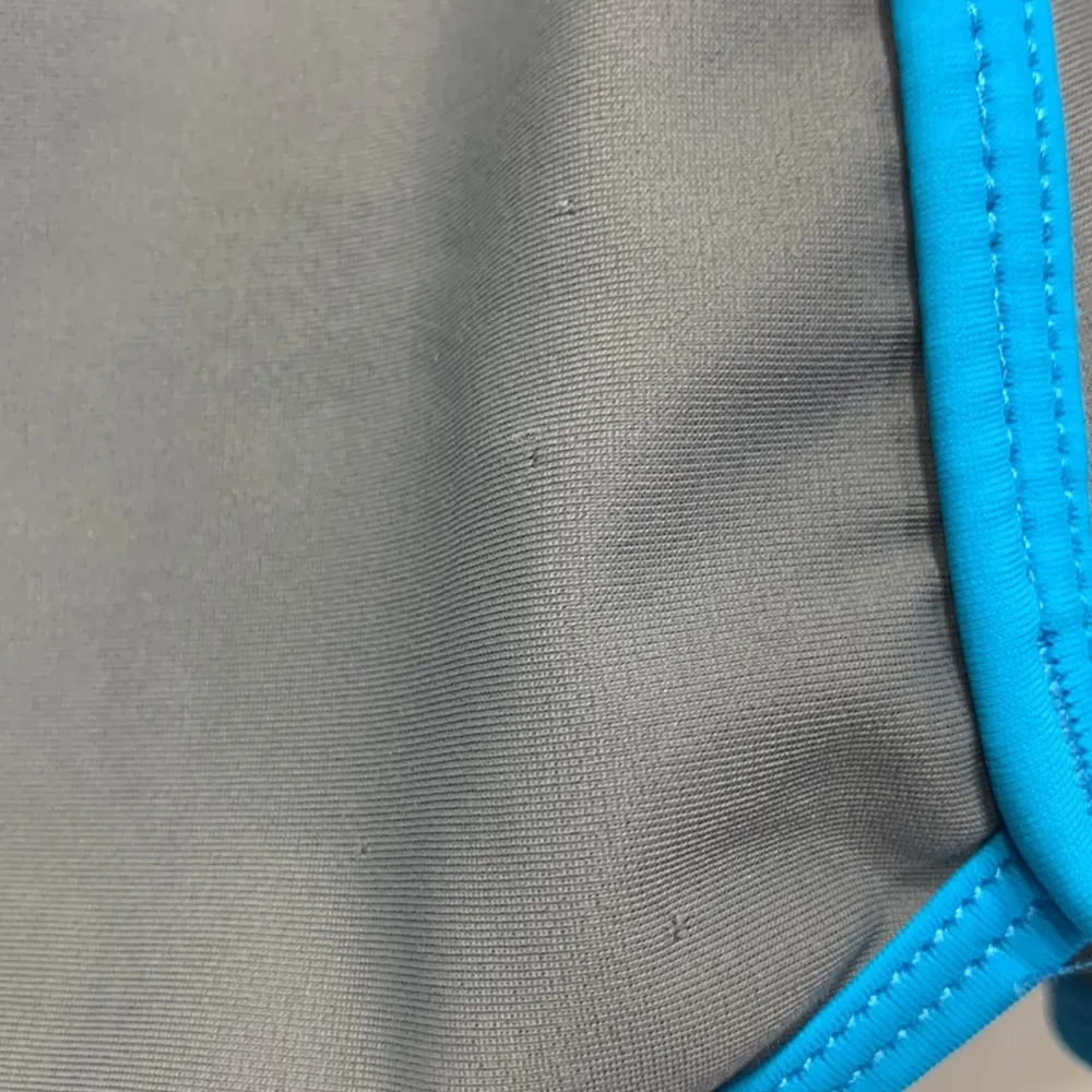 Athletic Gray and Turquoise Swim Skort with Shorts Size L 12/14 - Image 4