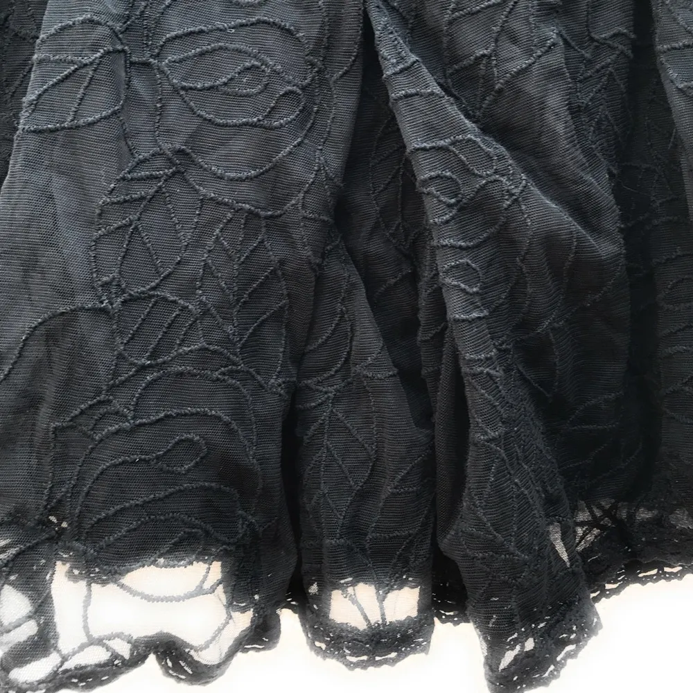 Free People‎ Black Lace Skirt - Image 4
