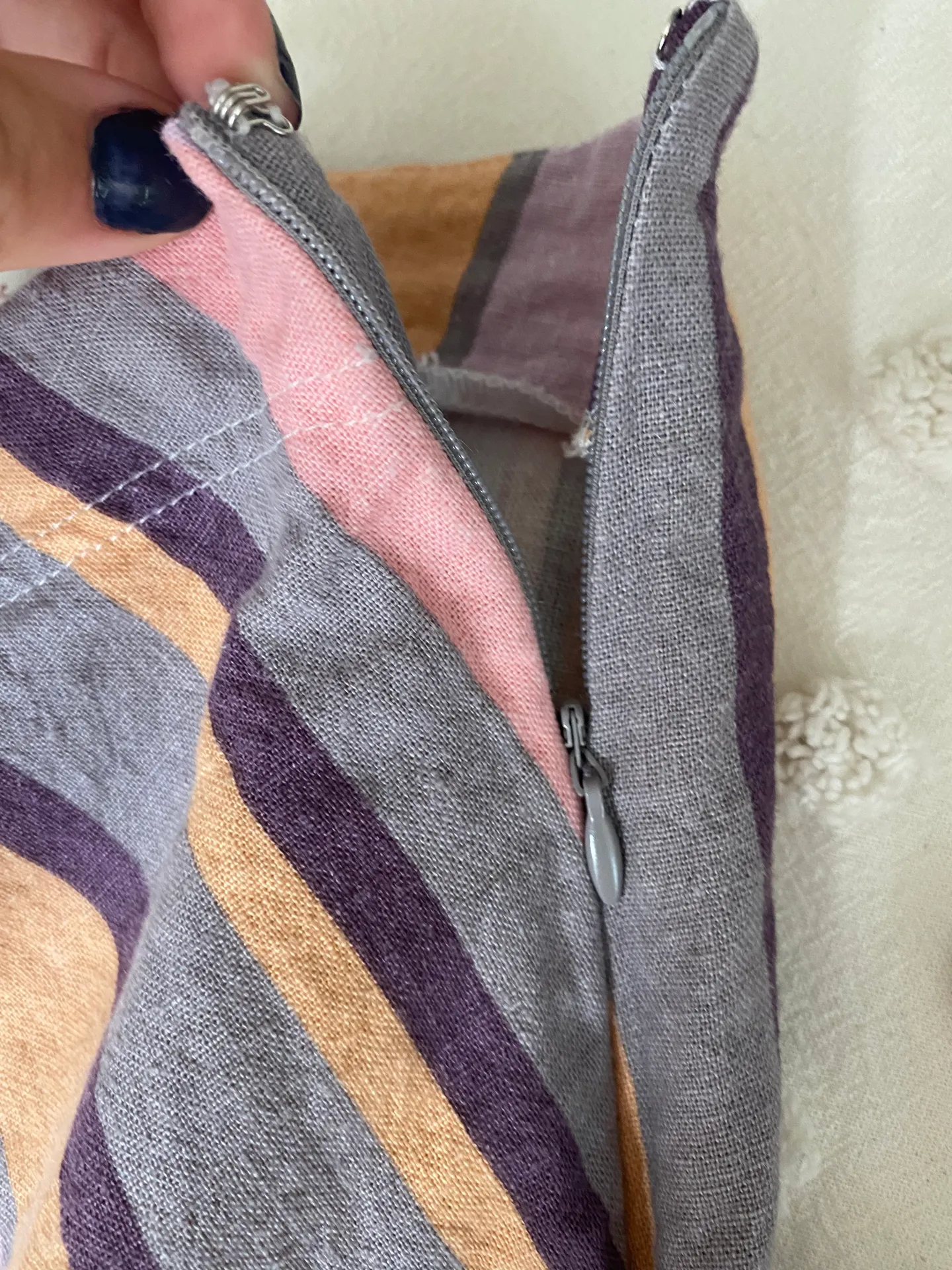 Mustard Seed Striped Wrap Skirt  - Image 5