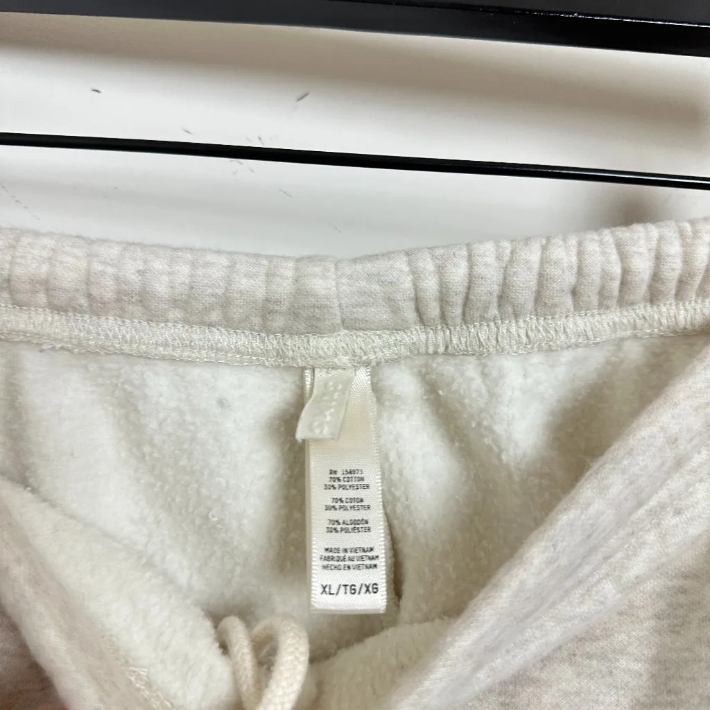 SKIMS Cotton Blend Fleece Classic Joggers in Light Heather Grey Size X-Large - Image 7