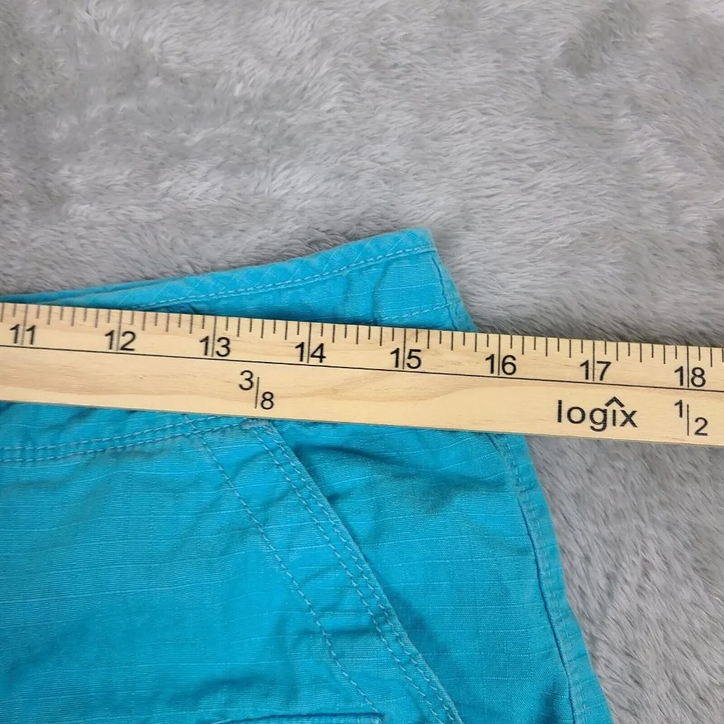 Vintage Ralph Lauren Polo Jean Co. Shorts RL 67 Blue‎ Cyan Sz 10 Pockets - Image 9