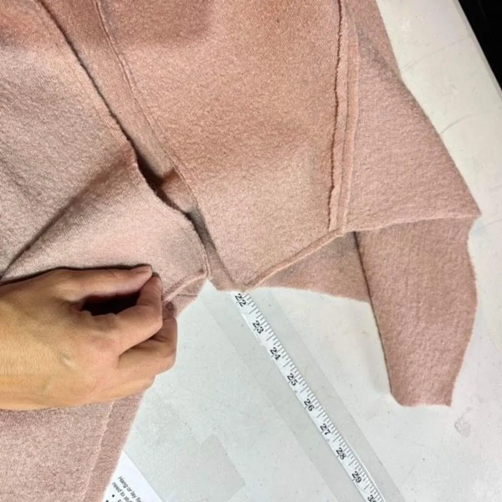 CAbi Womens Wool Valentina Angle Open Front Blazer Jacket Blush Pink Size Medium - Image 12