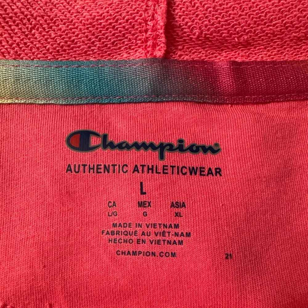 Women’s  Campus French Terry Hoodie Peachy Pink Size L NWT - Image 13