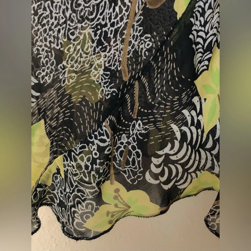 KRISHMA Tropical Geometric Print Reversible Maxi Skirt NWOT Size undefined - Image 3