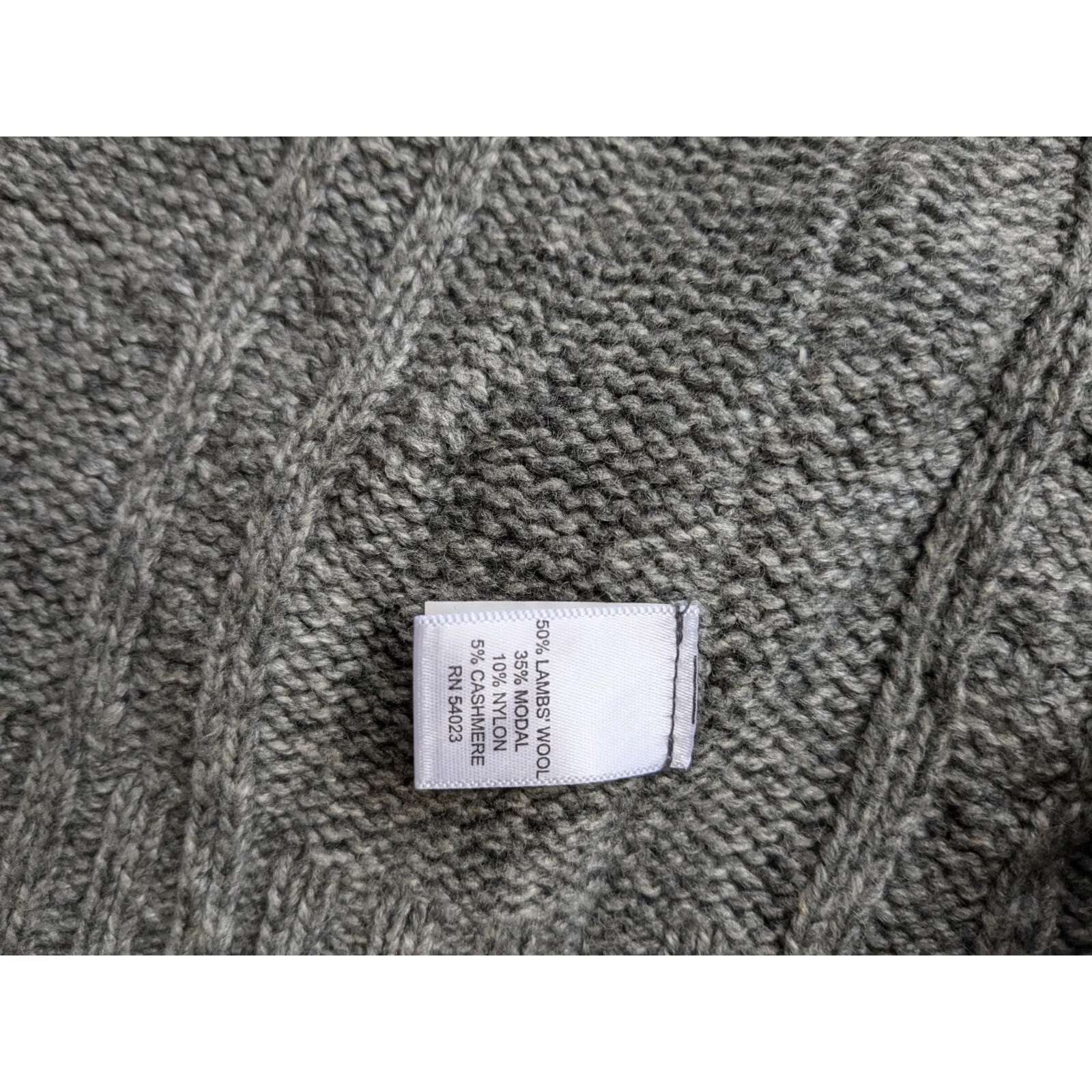 Banana Republic Women's Cardigan Sweater Short Sleeve Wool Cable Knit Size XS - Image 5