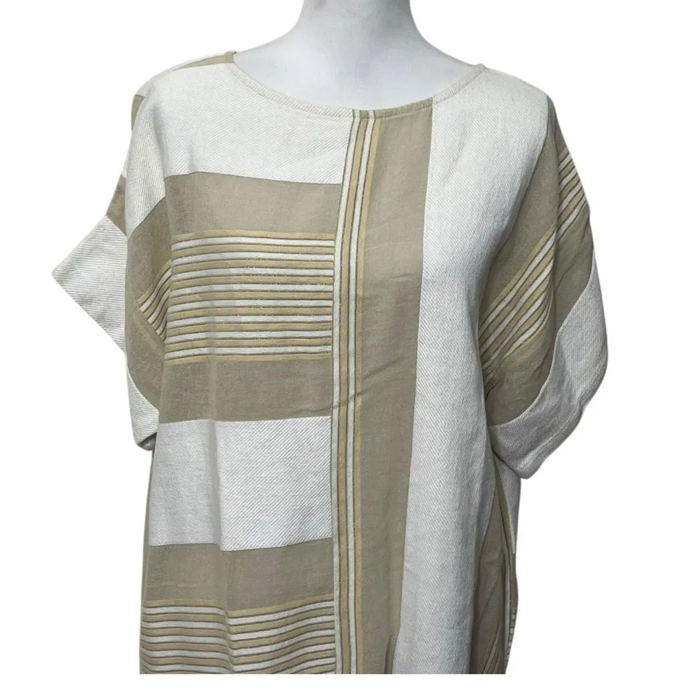 Ace & Jig Clarke Tunic Dress Women’s Size Small Solstice Stripe Cotton Mini - Image 3