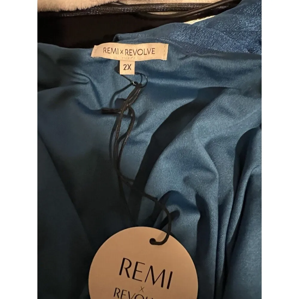 Remi X Revolve Lee Skirt In Blue Sz 2x - Image 7
