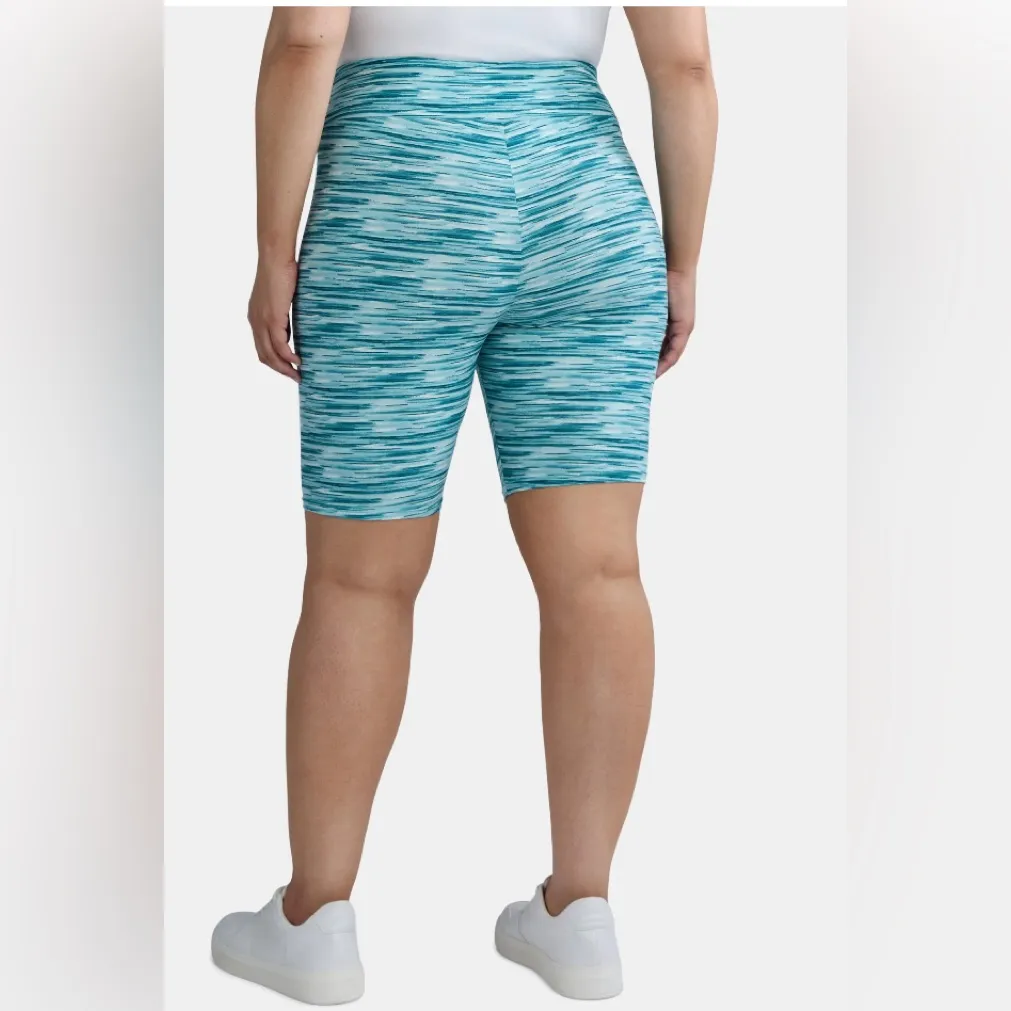 TERRA & SKY Biker Shorts Size 1X 16W-18W Polyester Spandex Pull On Womens NWOT - Image 3