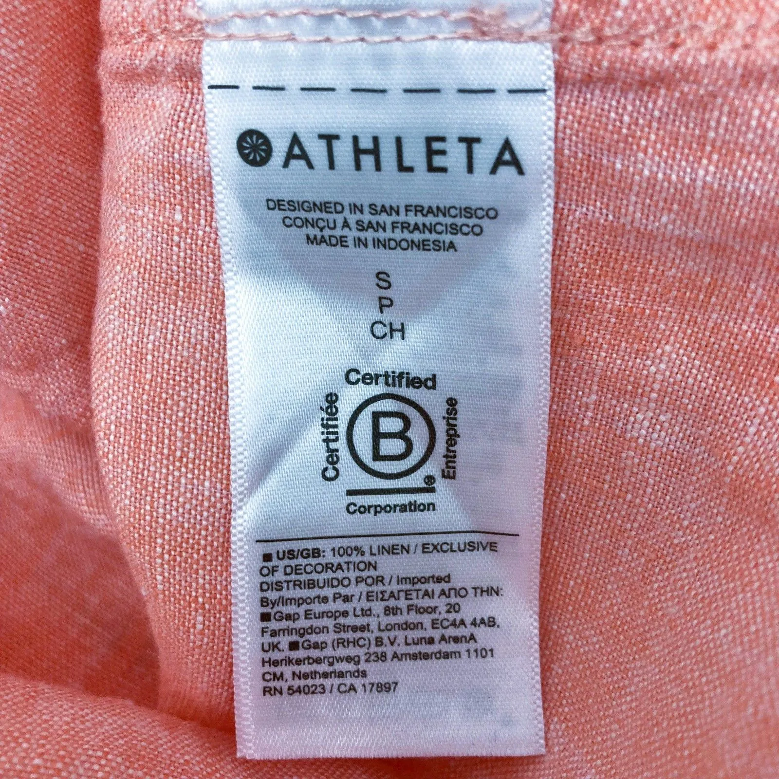 Athleta Voyager 100% Linen Tank Top S - Sunset Glow Pink - Image 13