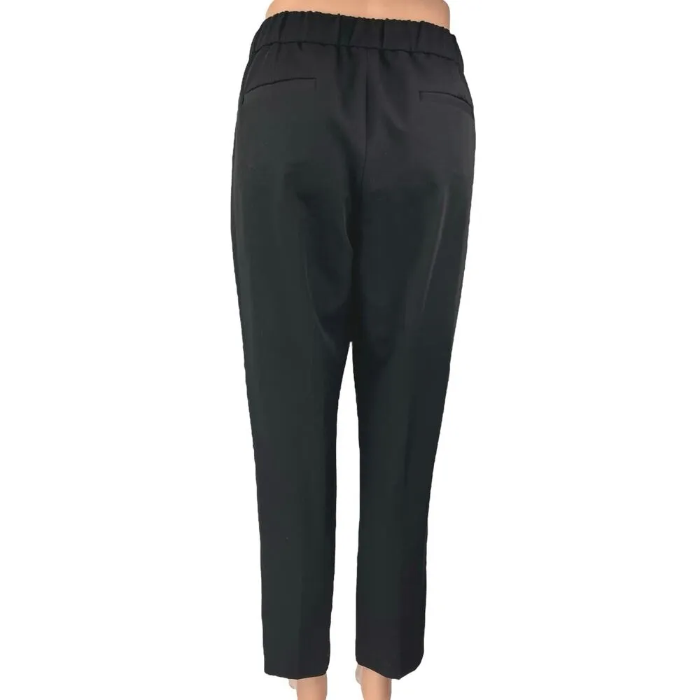 Tommy Hilfiger Women's Black High Waisted Straight Leg Trousers Dress Pants Sz 6 - Image 3