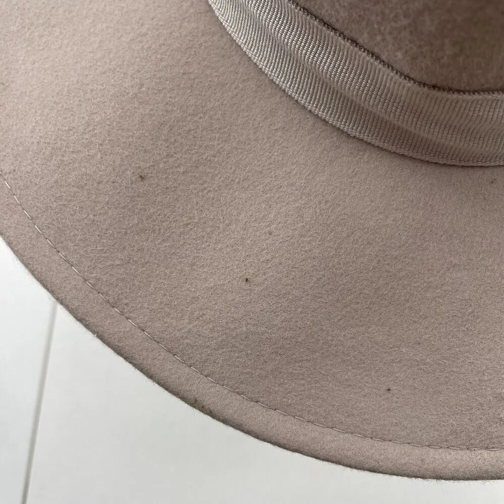 Madewell x Biltmore Size S / M Shaped Felt Hat in Tawny Light Pink MB607 READ - Image 9