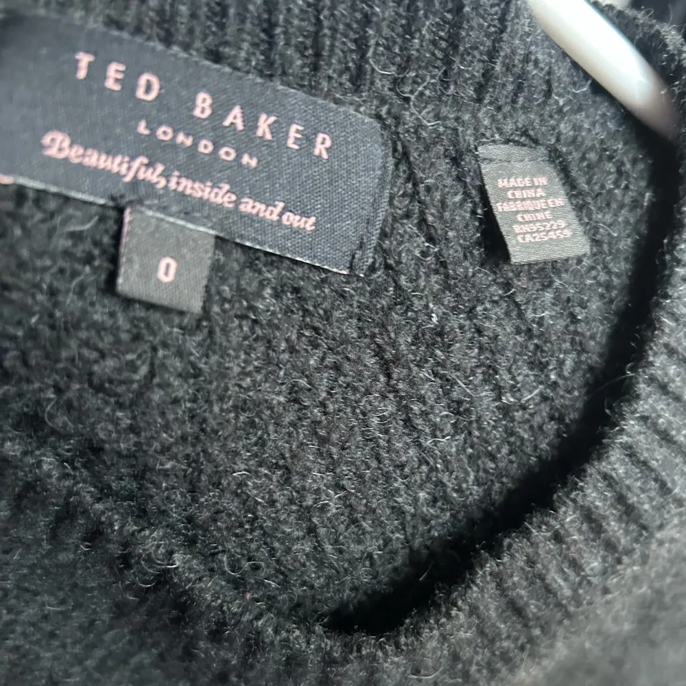 Ted Baker Jariala Stitch Detail Peplum Jumper Sweater Size 0 /US 2 - Image 8