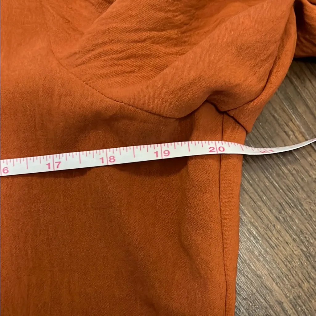 Blooming Jelly Women's Rust Top-Size Large - Image 4