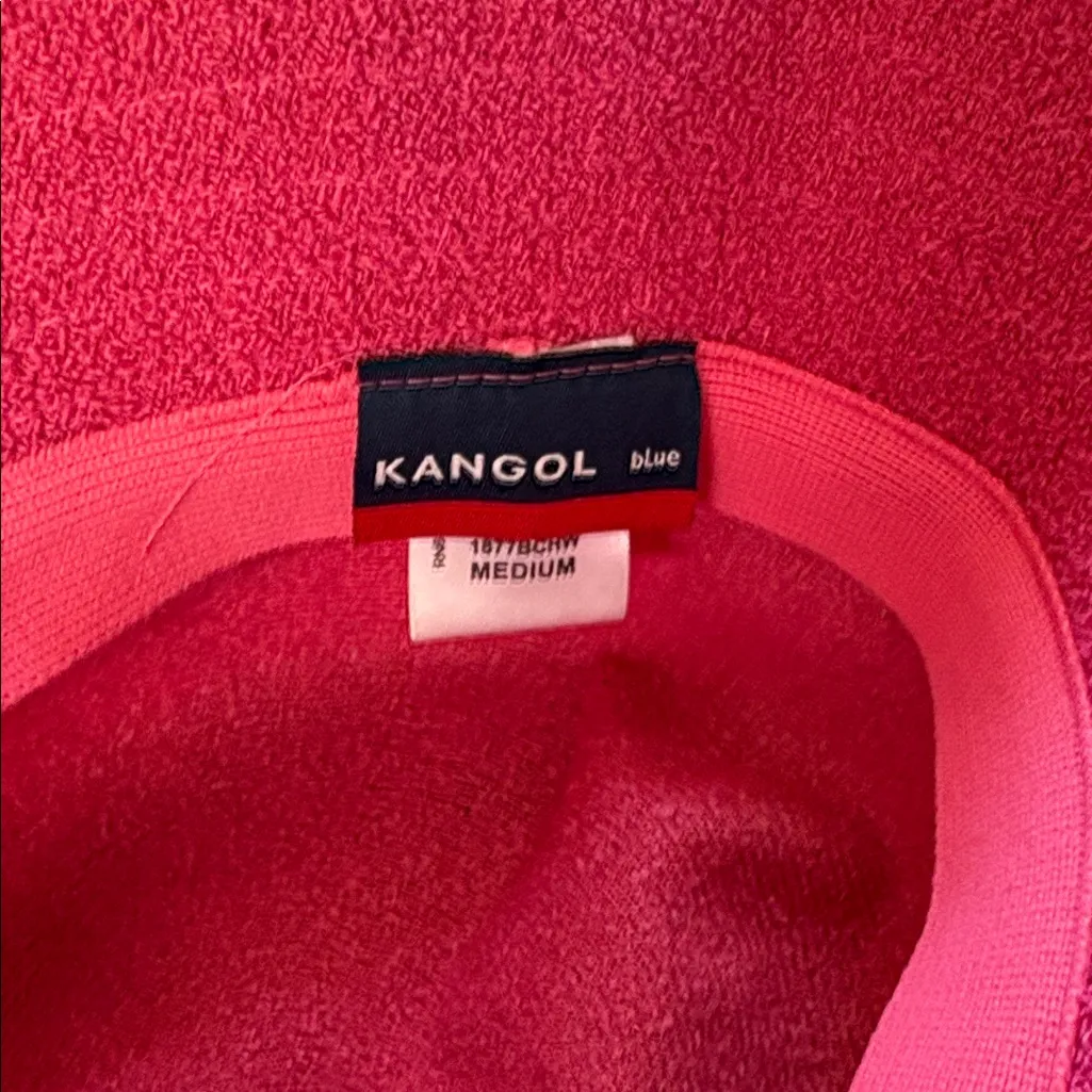 Kangol Vibrant Pink Terry Bucket Hat - Image 4
