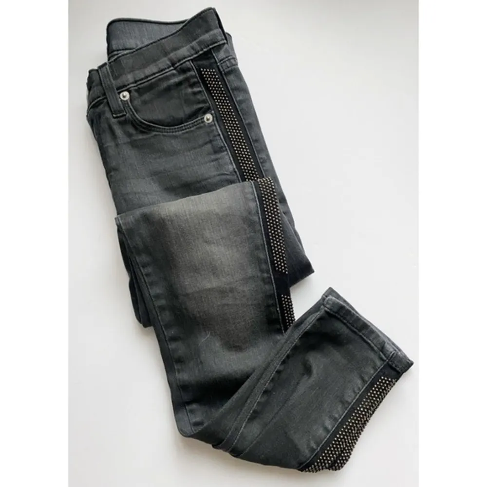 Hudson • Studded Luna Crop Super Skinny Jeans - Image 29