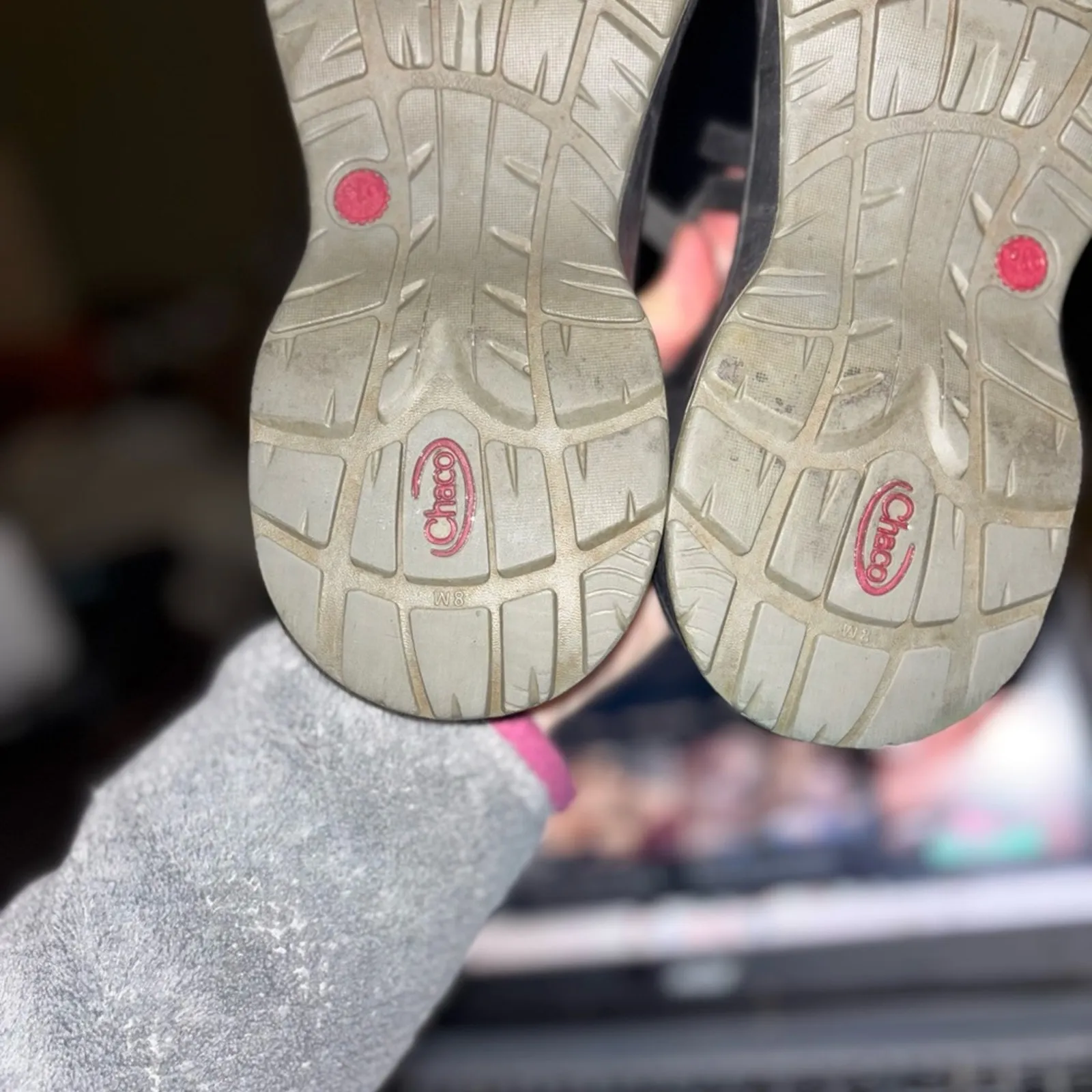 Chaco Sport Sandals Women Size US 8 Black Textile Ankle Strap Comfort Walking - Image 6