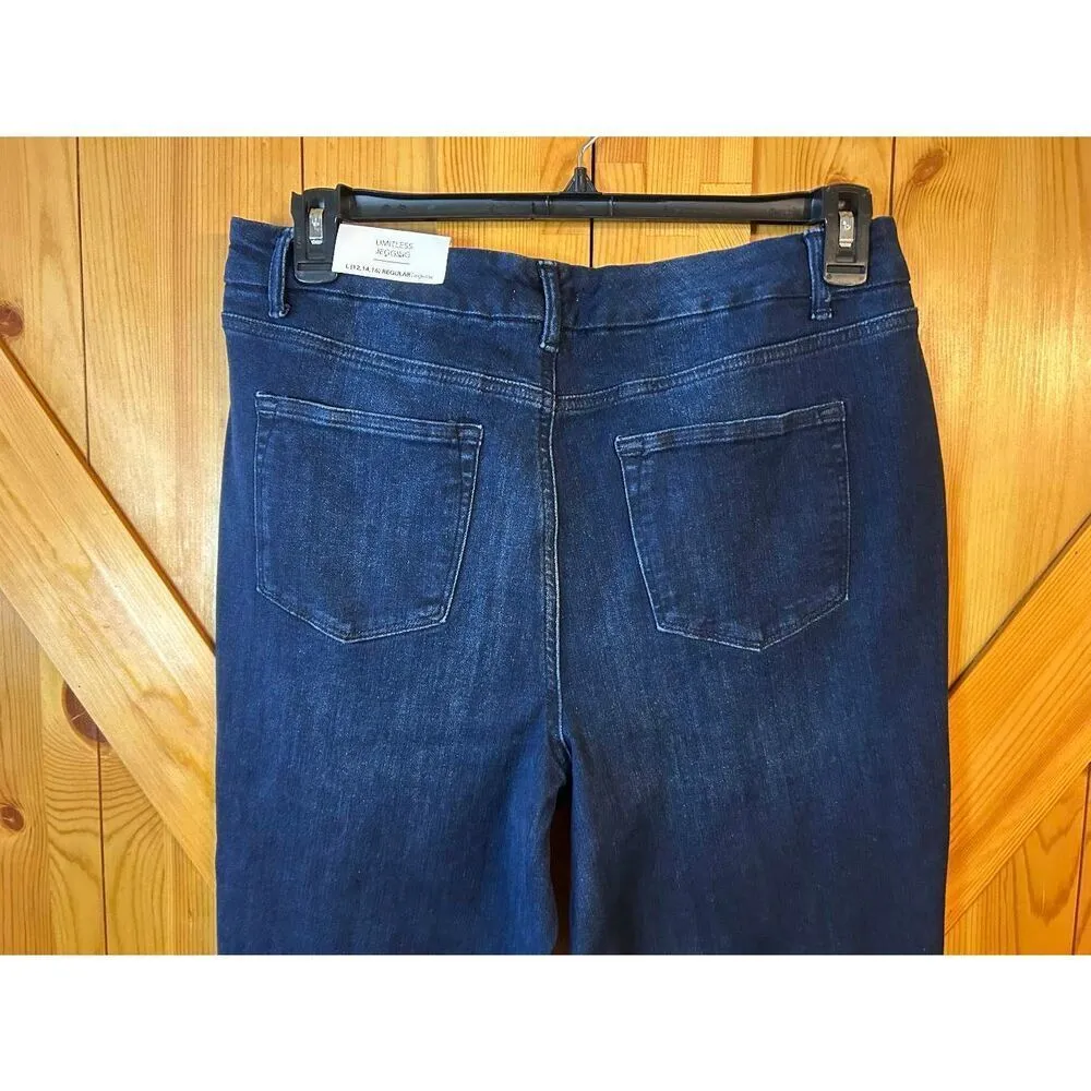 M Jeans by Maurices Dark Wash Limitless High Rise Jeggings NWT Size Large (5208) - Image 5