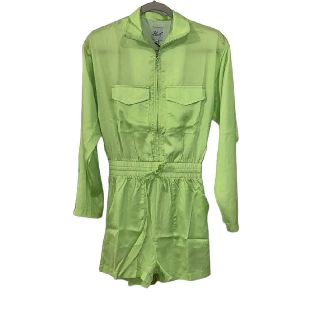 Plush Revolve Green Romper(Size XS) - Image 2