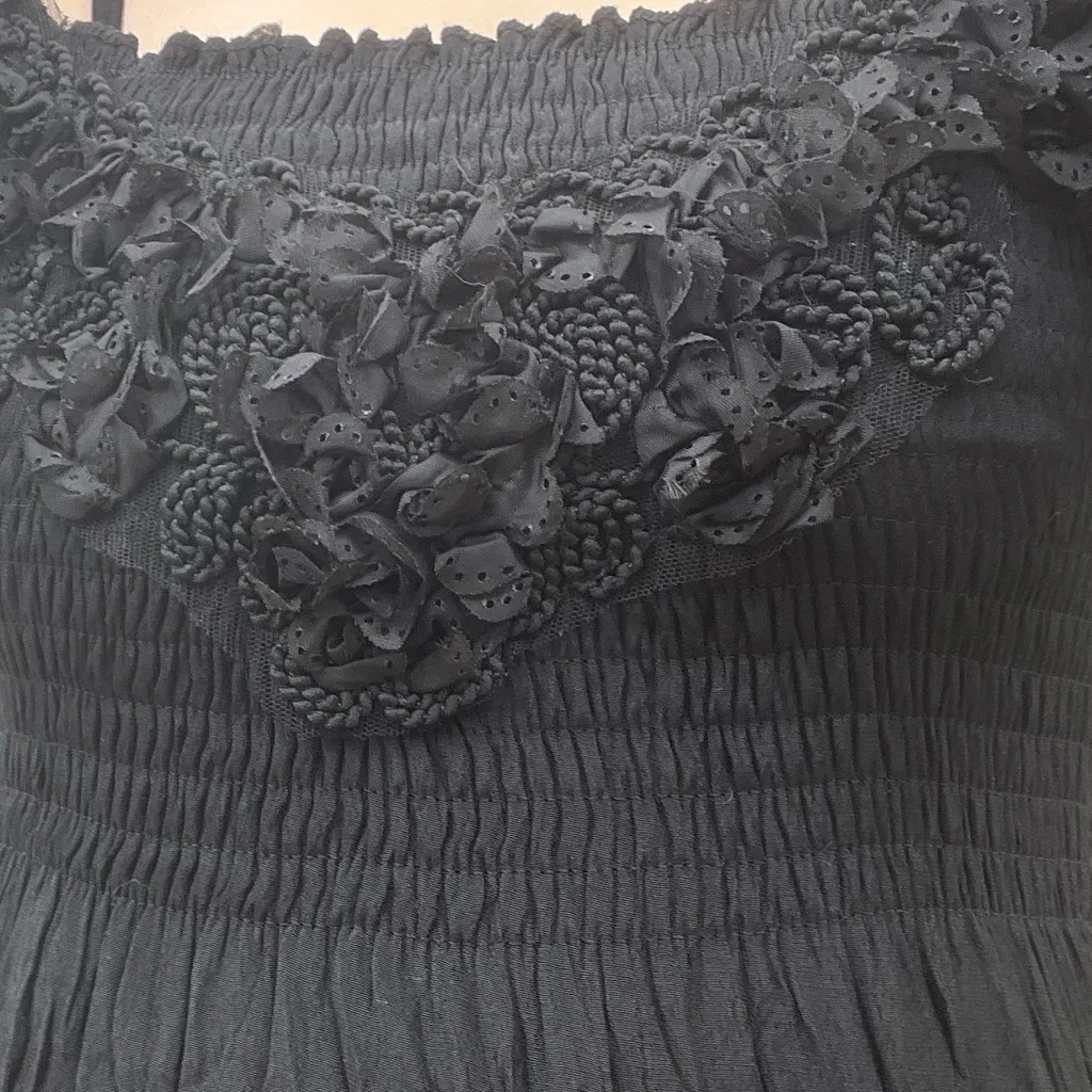 Black Off-Shoulder Dress - Image 3