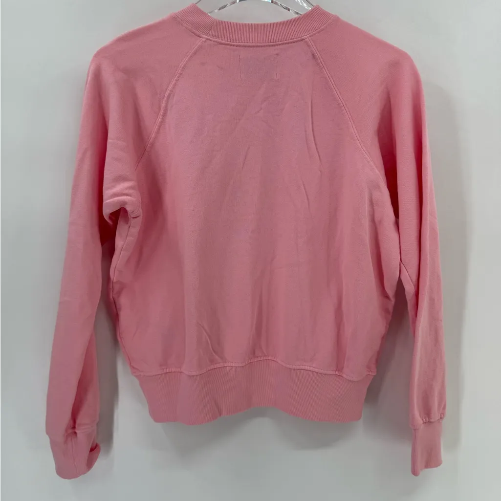 Wrangler x Billabong On The Rise Sweatshirt - Rose Quartz size small - Image 4