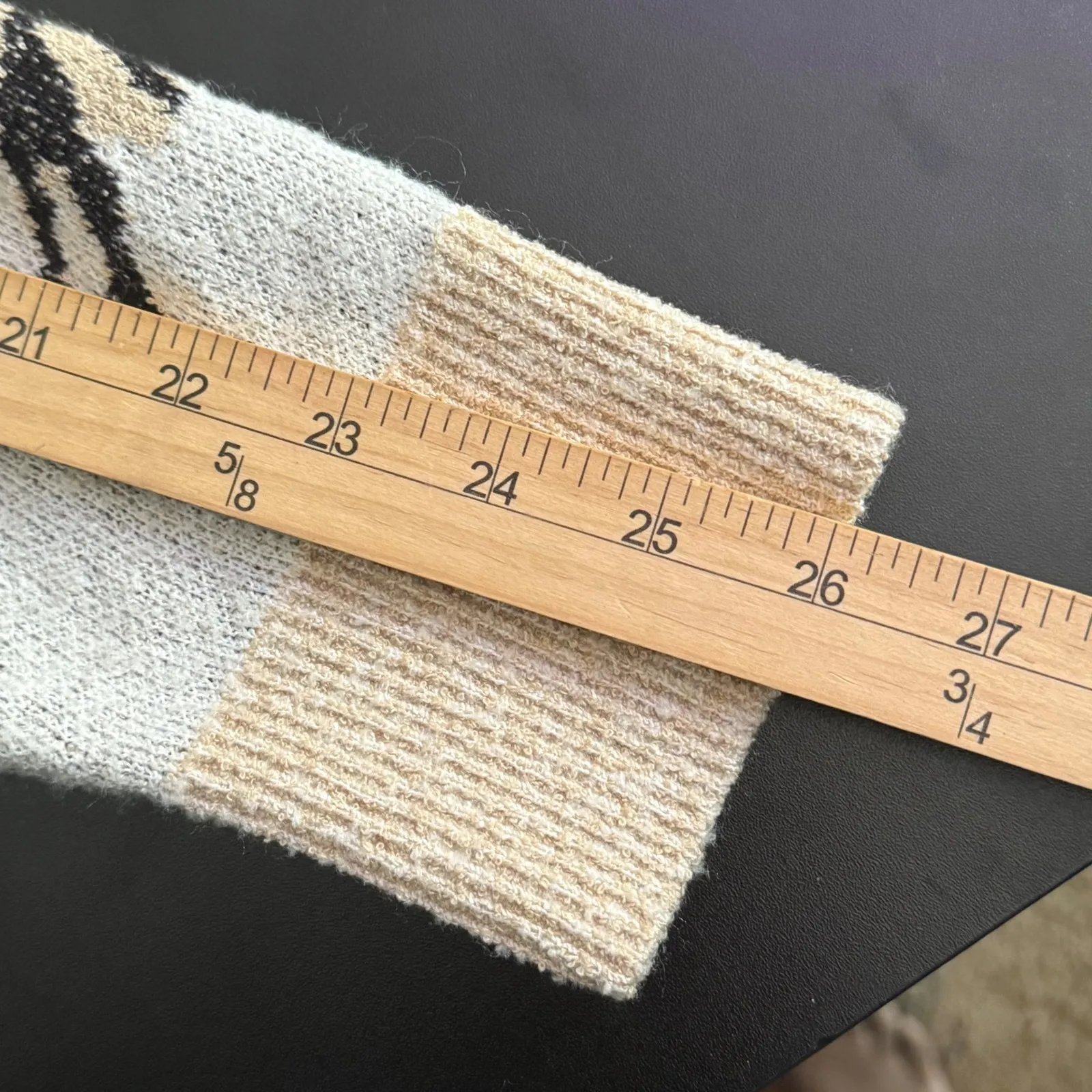 Chicos 2 Tiger Face Tunic Sweater Size L Cozy Knit Maximalist Statement Retro - Image 8