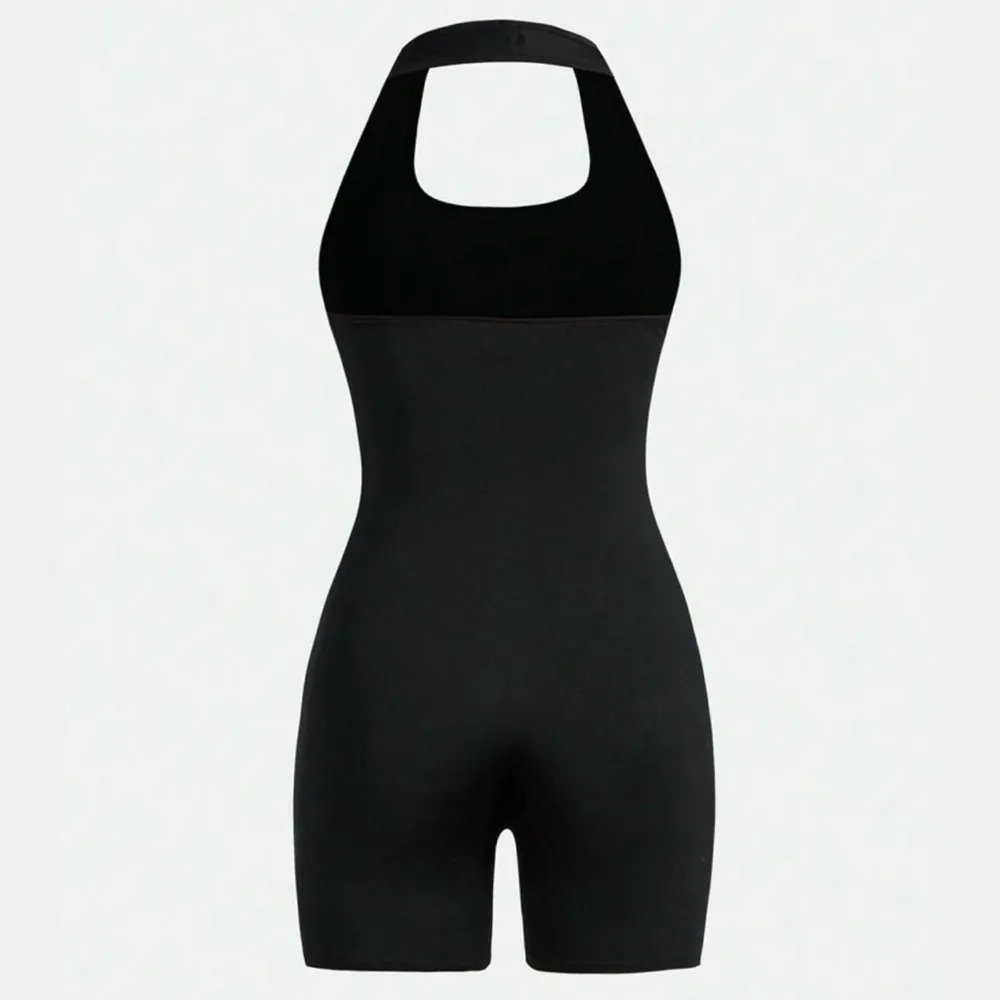 Elegant Sporty Black Romper​​​ - Image 5
