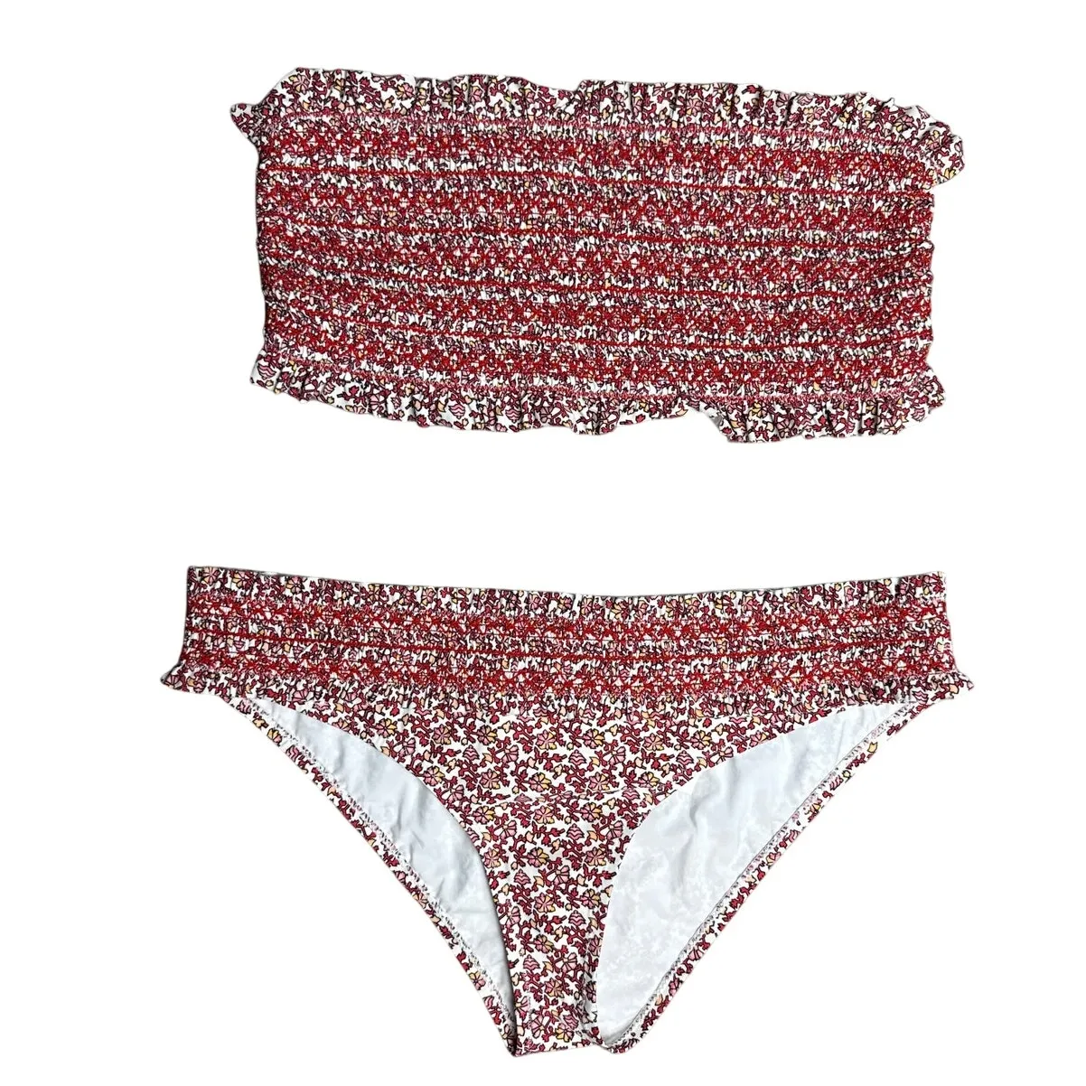 Tory Burch Costa Bikini Set Wild‎ Pansy Mini Size Large - Image 4