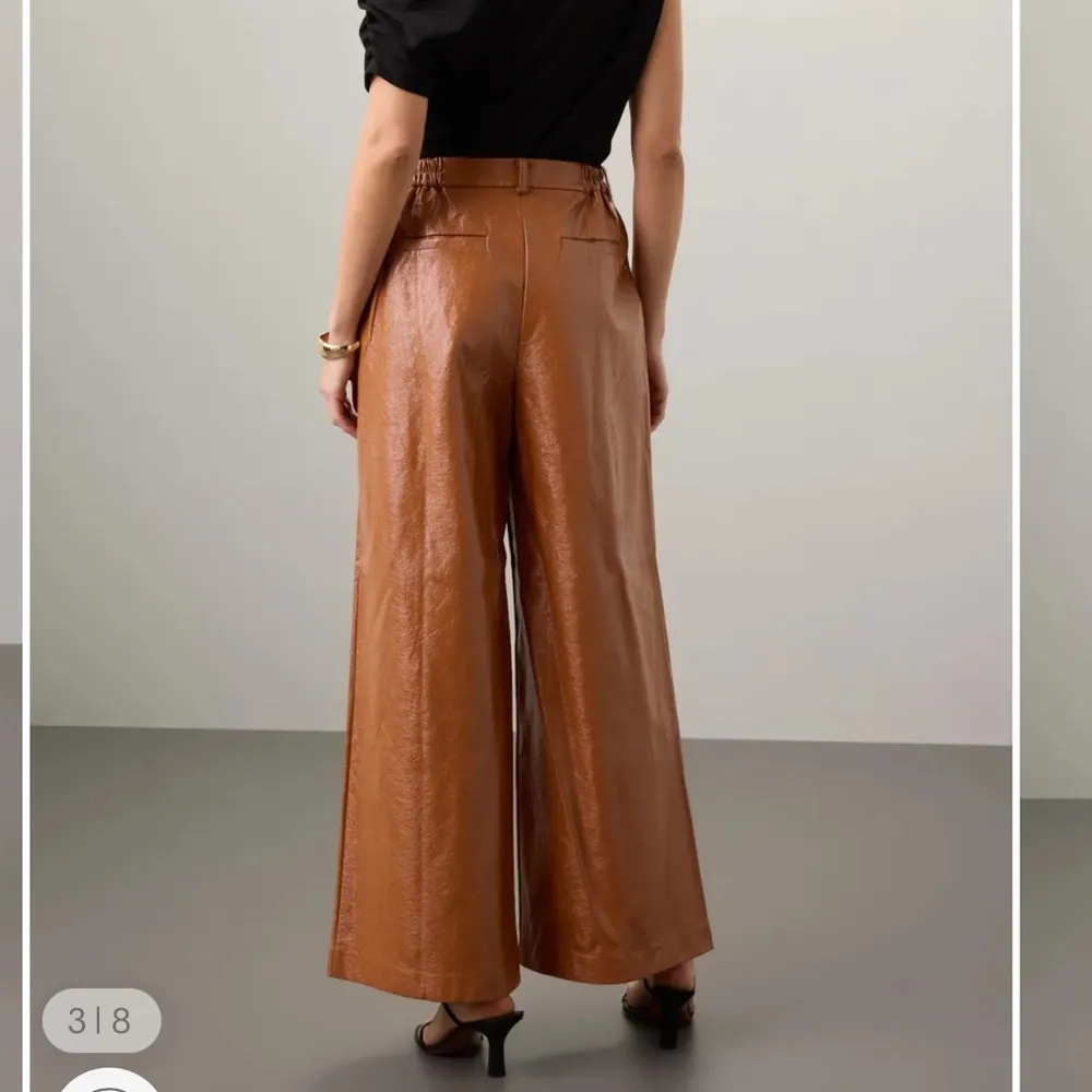 Slate + Willow 
Faux Leather Pants - Image 2