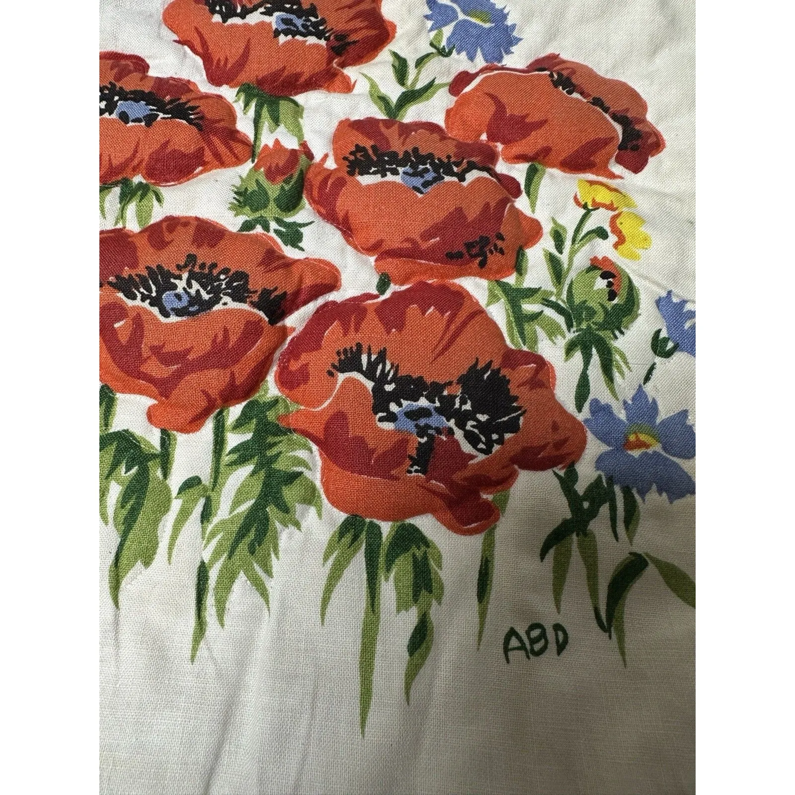 Sweetheat 80s Wood Handle Floral Purse Tote‎ Grandma Vintage - Image 2