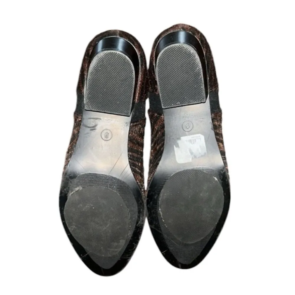 Cato Brown/Black Tiger Stripe Ankle Boots(Size 9M) - Image 3