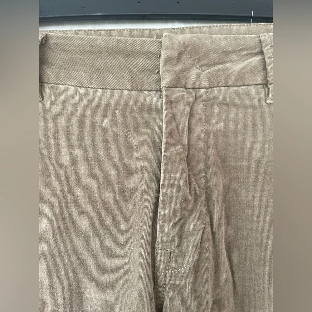 Vince Ankle/Cropped Pants Skinny Corduroy Chino Light Brown Women's; size 8 - Image 3