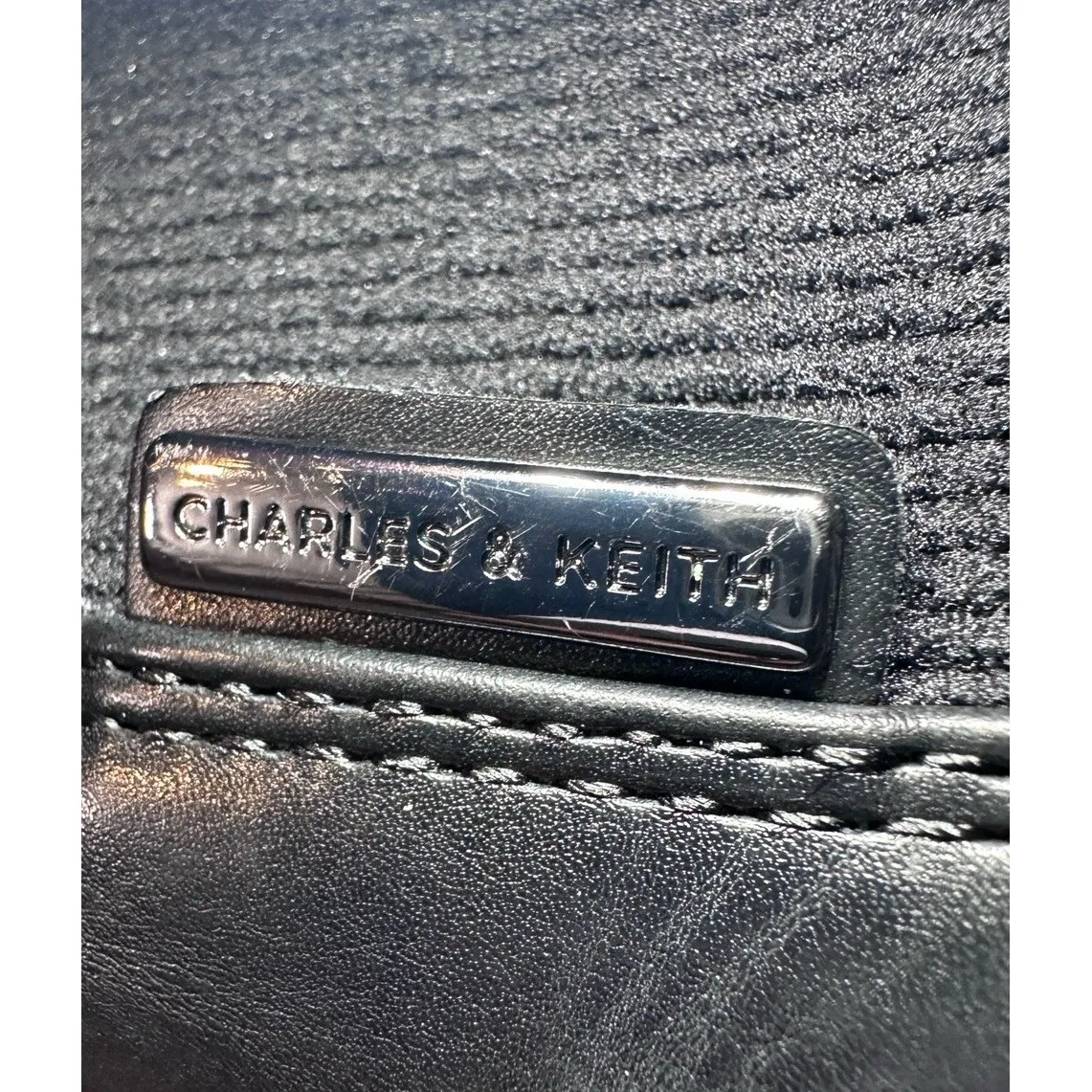 Charles & Keith Remy Ridged-Sole Chelsea Boots Size 37/6.5 $133 Black Sock Shoe - Image 10