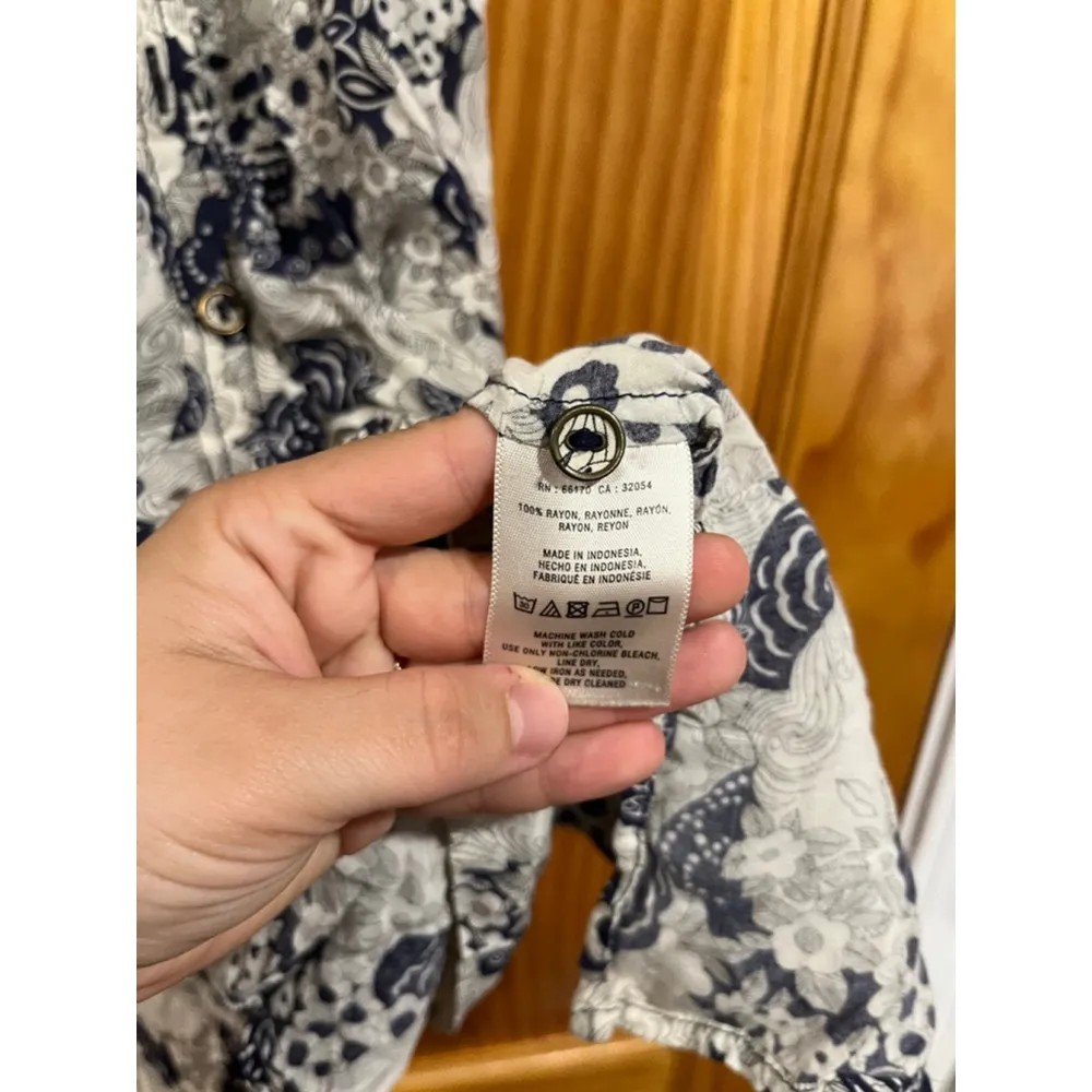 Women’s Maeve Anthropologie Boho Face Print Tesni Swing Tank Size 4 - Image 5