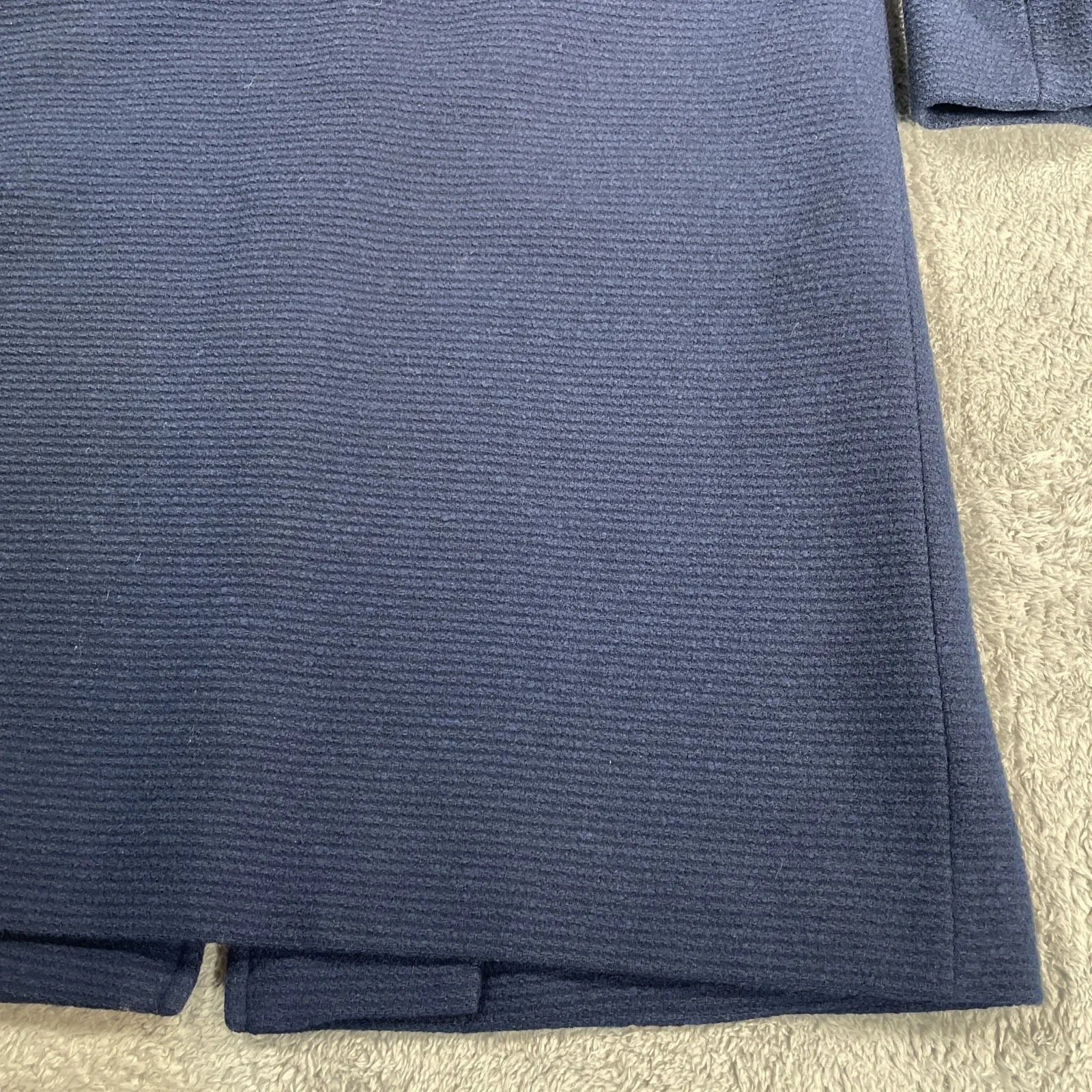 VTG Pendleton Women's Pea Coat Jacket SZ M/L Navy Blue Wool USA 1960s - Image 14