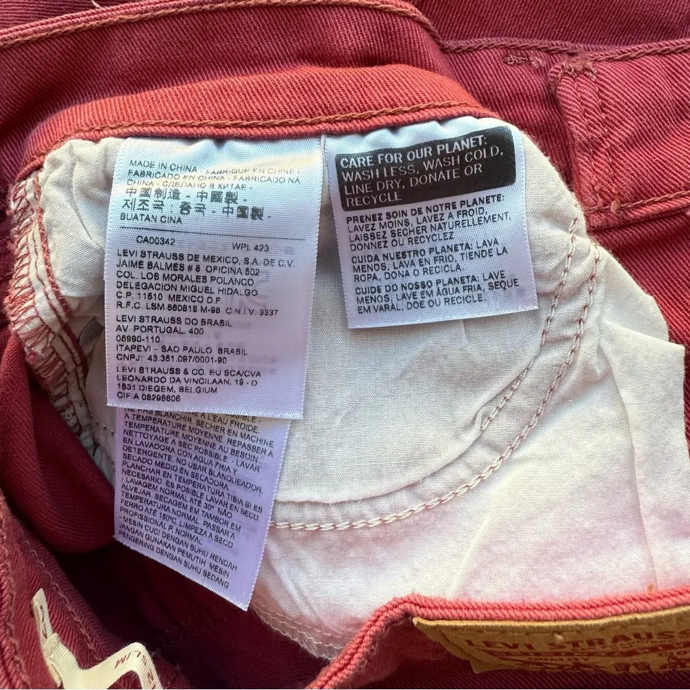 Levi's 712 Slim Ankle Vintage Jeans Size 28 - Image 7