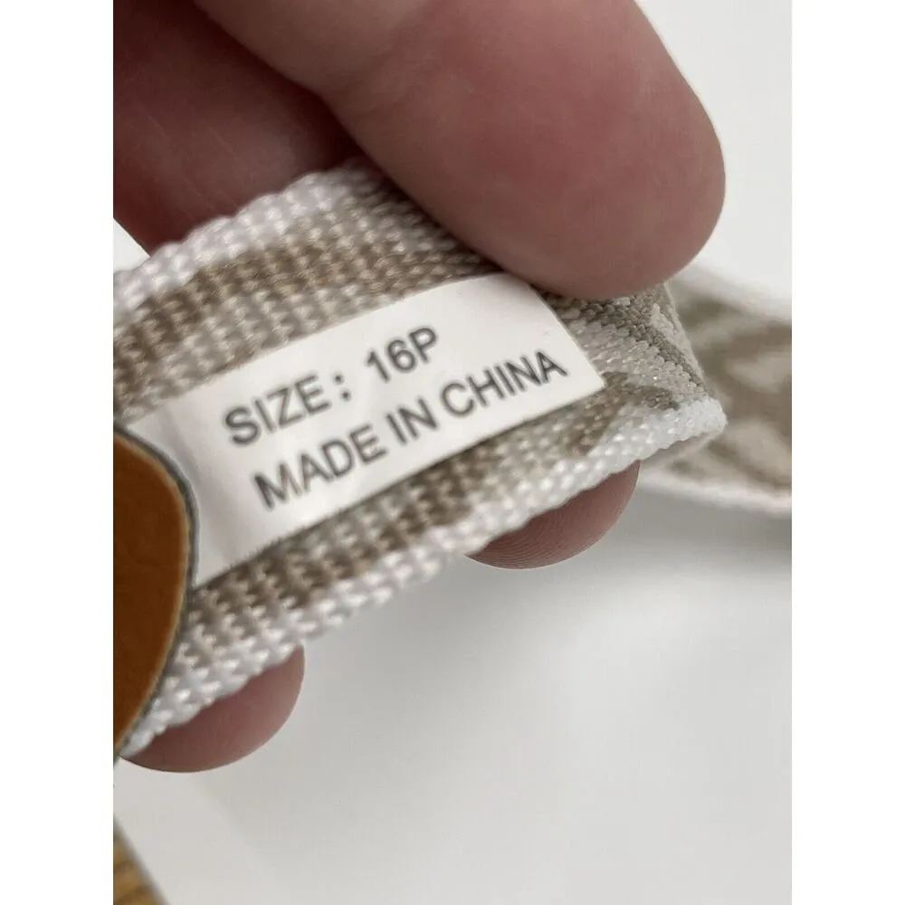 Vintage‎ Fabric Belt Synthetic 16P Womens Petite 46" Canvas - Image 2