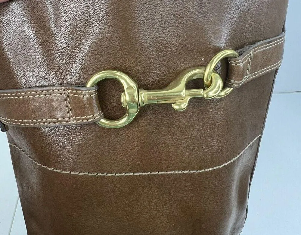 Coach Size 7 Boots Laguna Leather Knee High Tall Horse Riding Equestrian Women's - Image 15