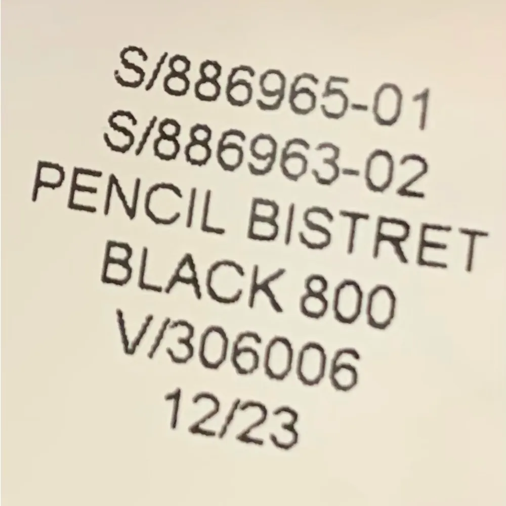 Banana Republic Black Sculpted MIDI Pencil Skirt SZ 6 Lined - Image 9