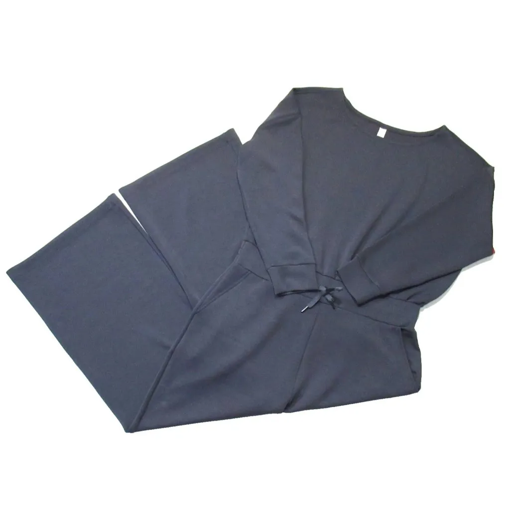 NWT Spanx 20670R AirEssentials Off-Shoulder Jumpsuit in Dark Storm Airluxe L - Image 2